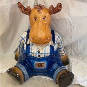 Moose Harry and David cookie jar big